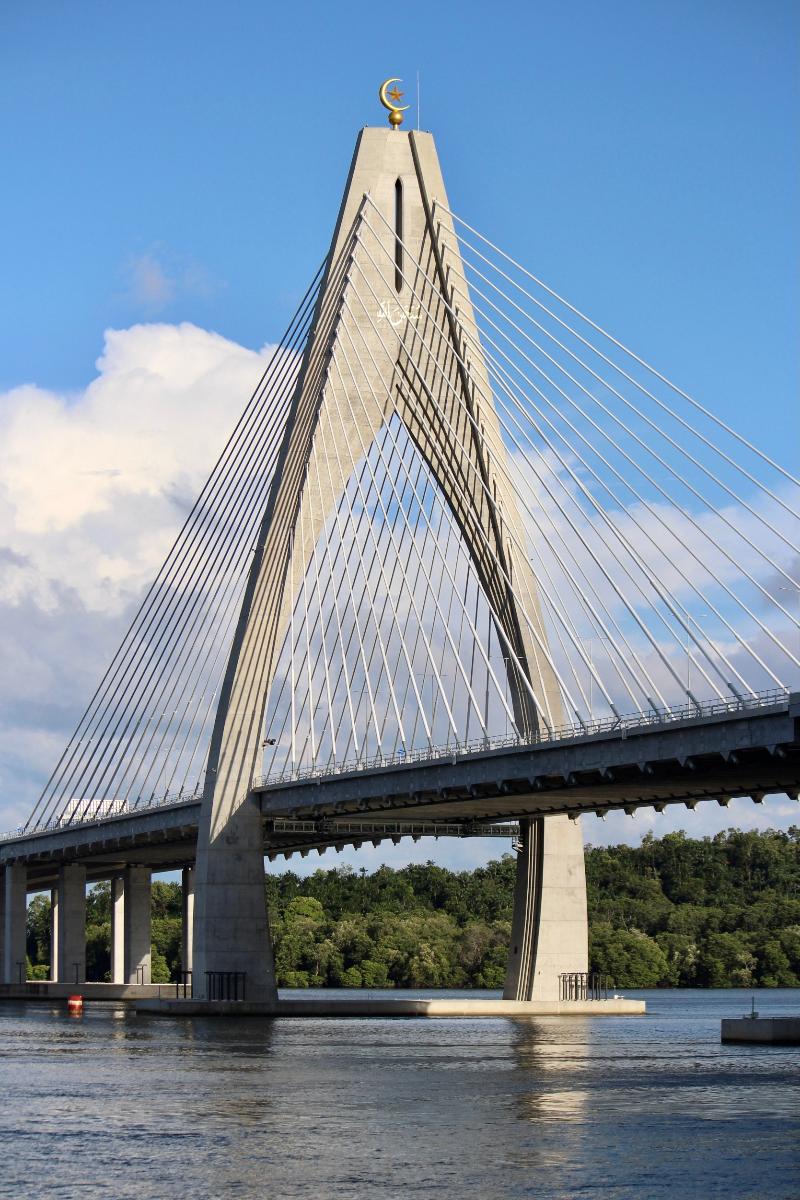 Sultan Haji Omar Ali Saifuddien Bridge on 20 May 2022 