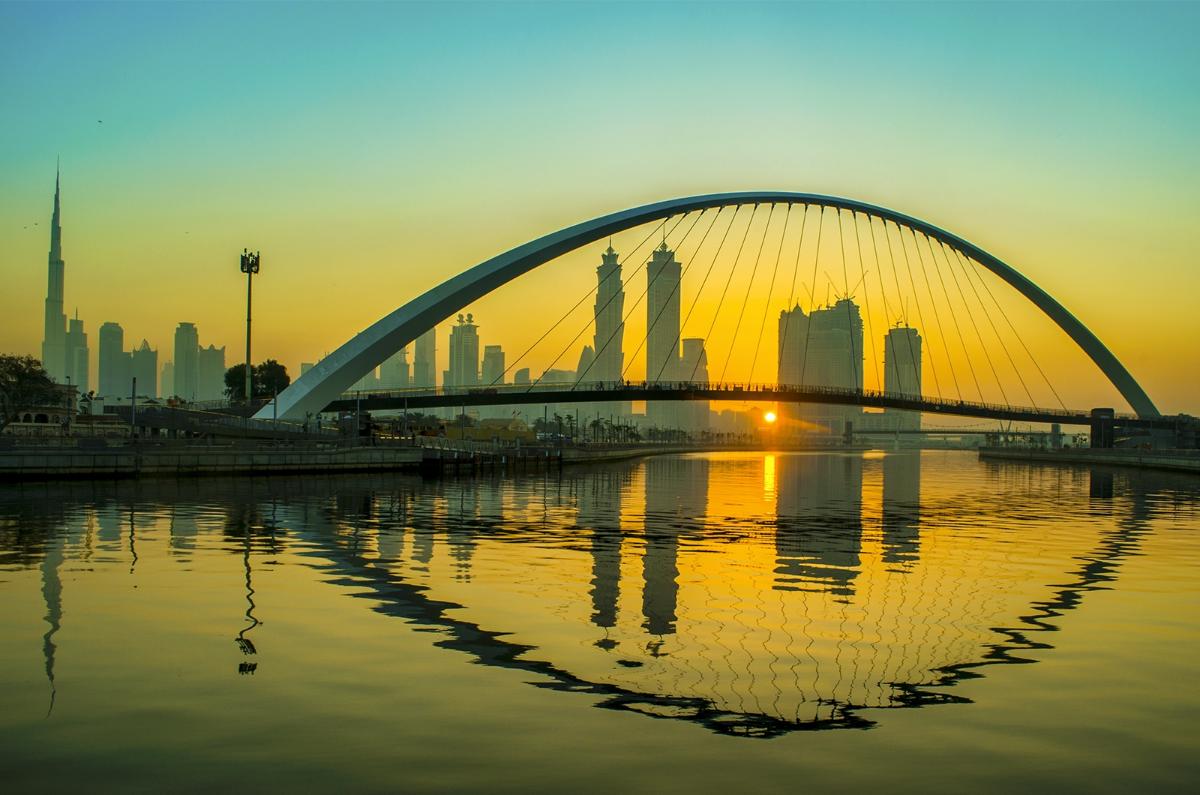 Tolerance Bridge The arc bridge was named Tolerance Bridge on 16th November 2017, marking the International Day of Tolerance which happens to be on 16th November, Ist located on the Dubai Water Canal, which is an extension of the Dubai Creek thru Business Bay to Gulf Bay, making it another World Famous Landmark Tourist Attraction for visitors in this wonderful city of Dubai