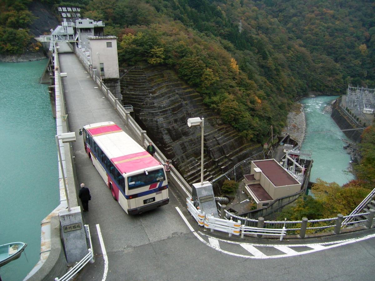 Top of Ikawa dam Shizuoka Japan 