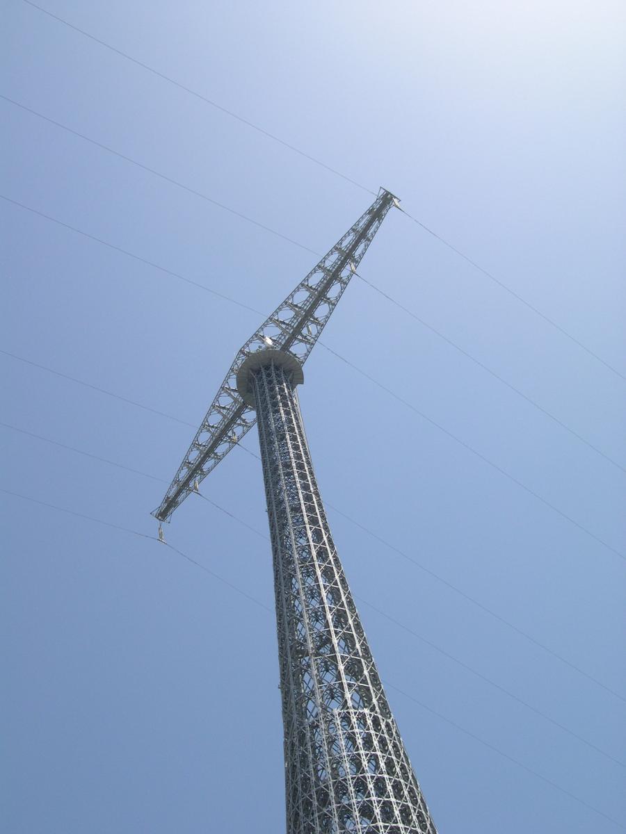 High Voltage Masts to Cadiz Island 