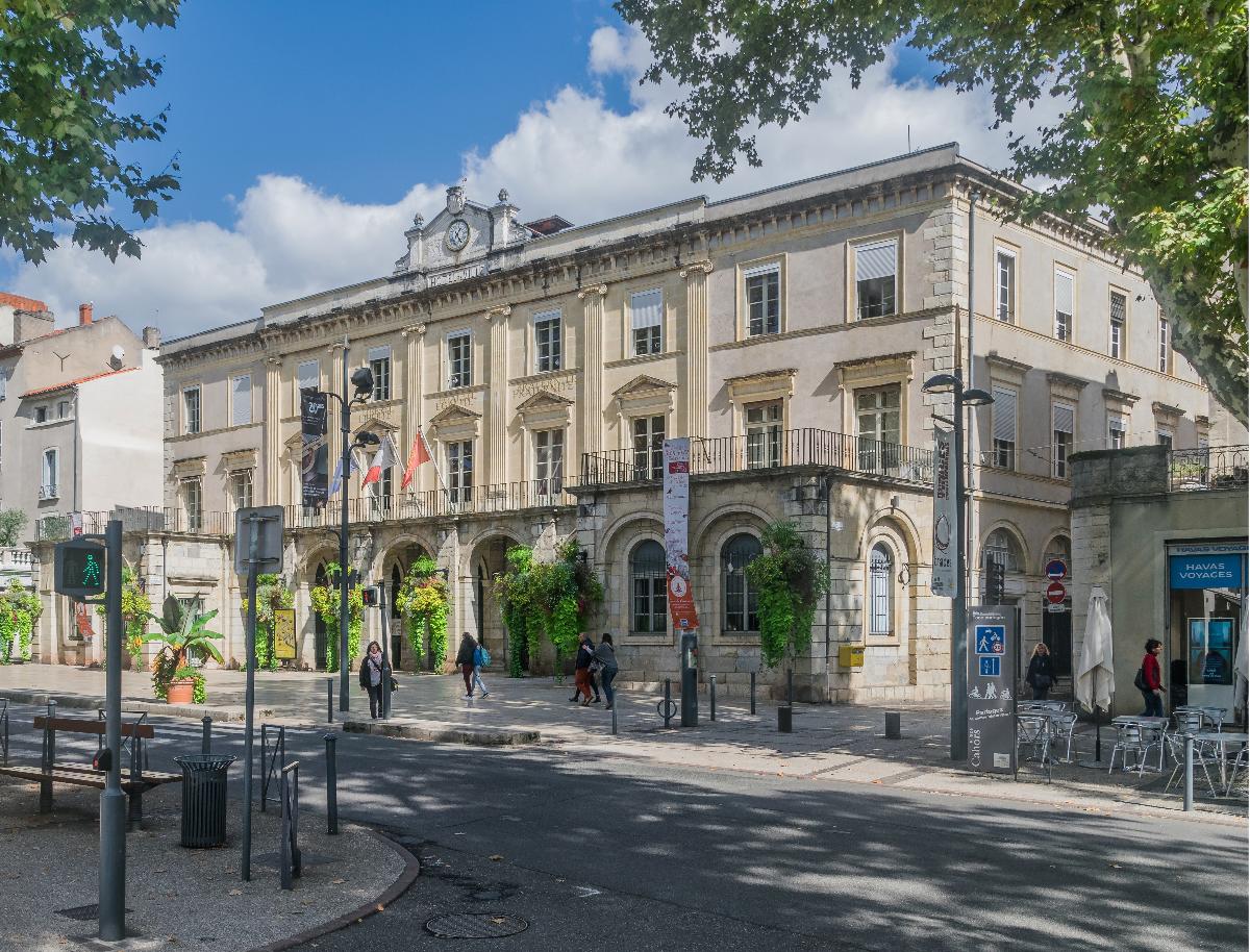 Town hall of Cahors, Lot, France 