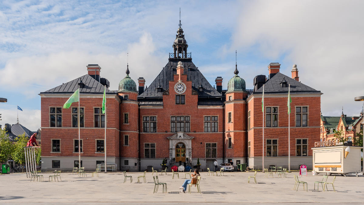 Umeå Town Hall (Umeå rådhus). Umeå, Sweden-. 