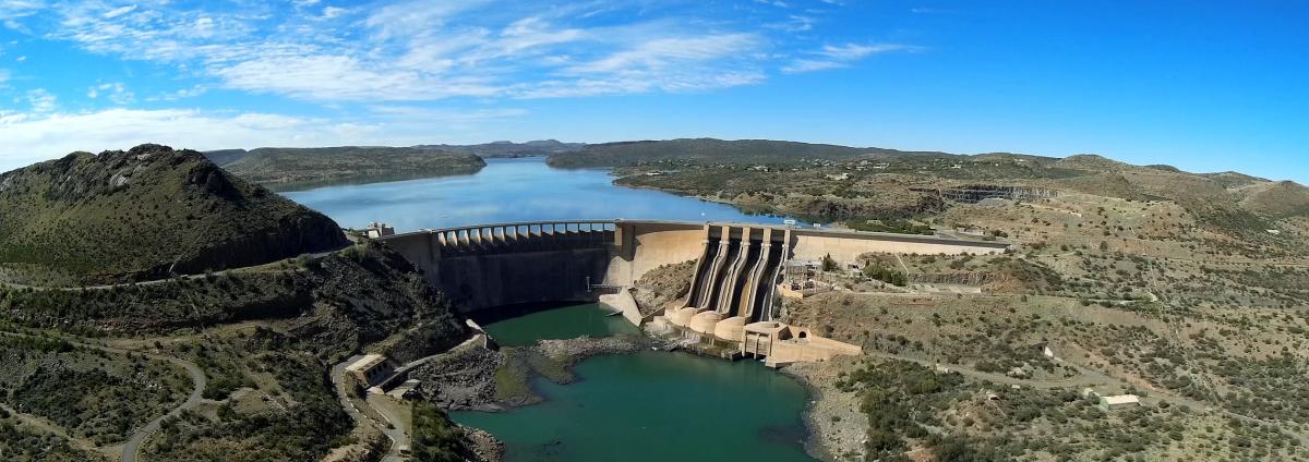 Vanderkloof Dam is the second largest dam in South Africa (by volume) It also has the highest dam wall in the country at 108 m.