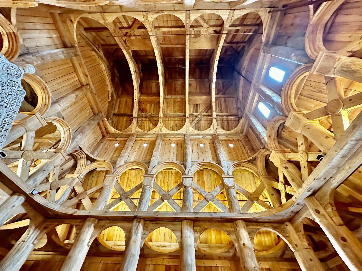 Hopperstad Stave Church replica ceiling 