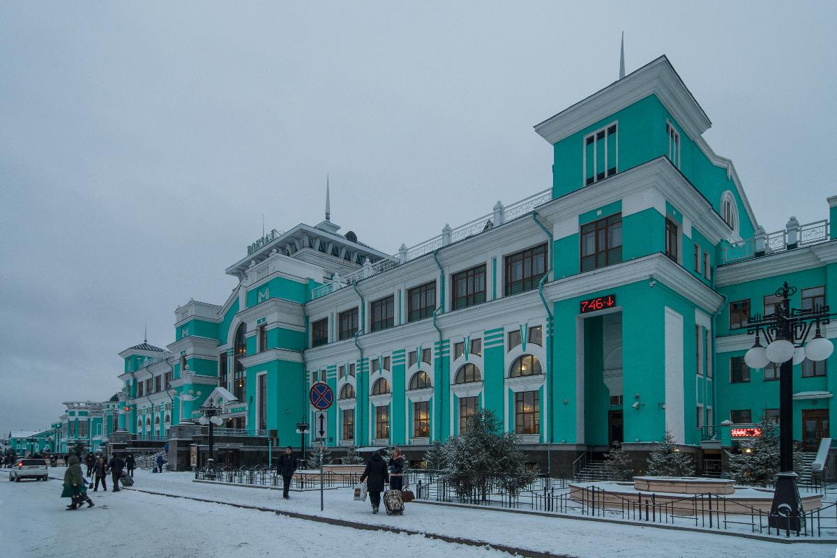 Bahnhof Omsk 